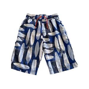 Tea Collection Blue Swim Trunks - Boys 12